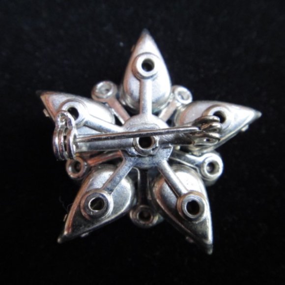 VTG Blue Star Brooch - Picture 5 of 9